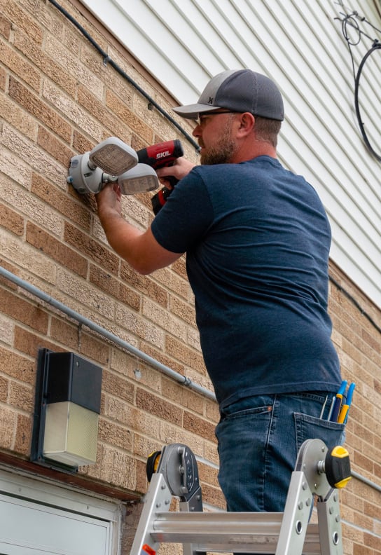 WPM maintenance employee performing a task
