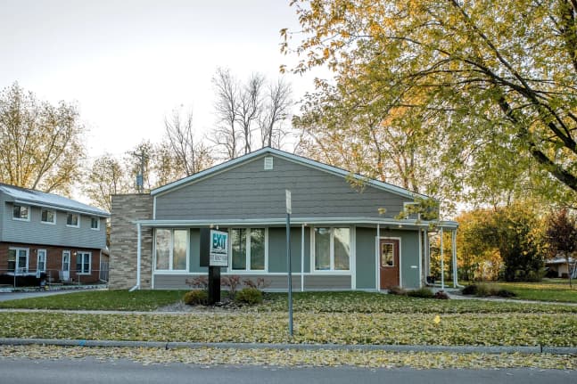 House model representing real estate investment